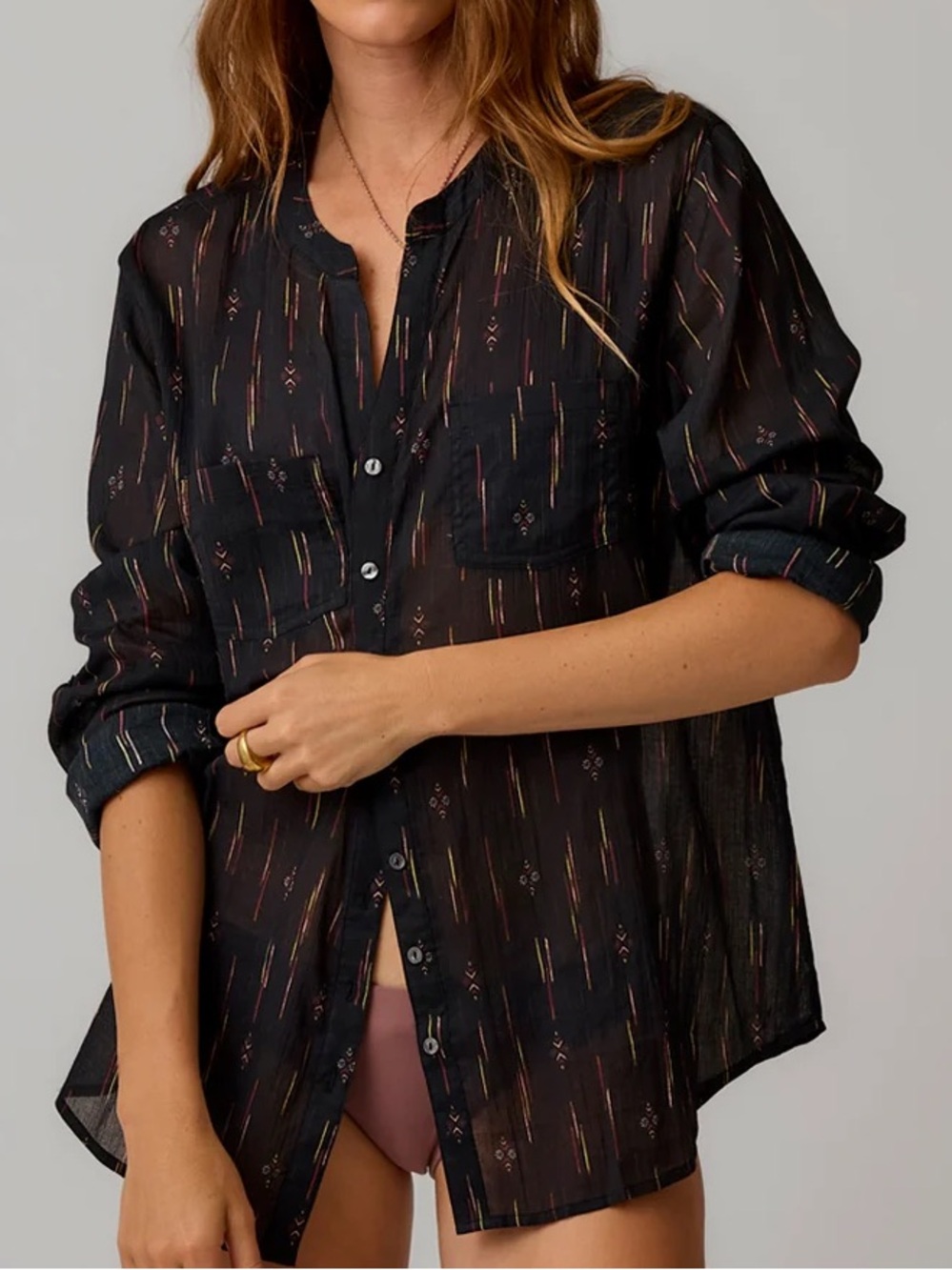 Carve Designs Dylan Gauze Tunic NWT